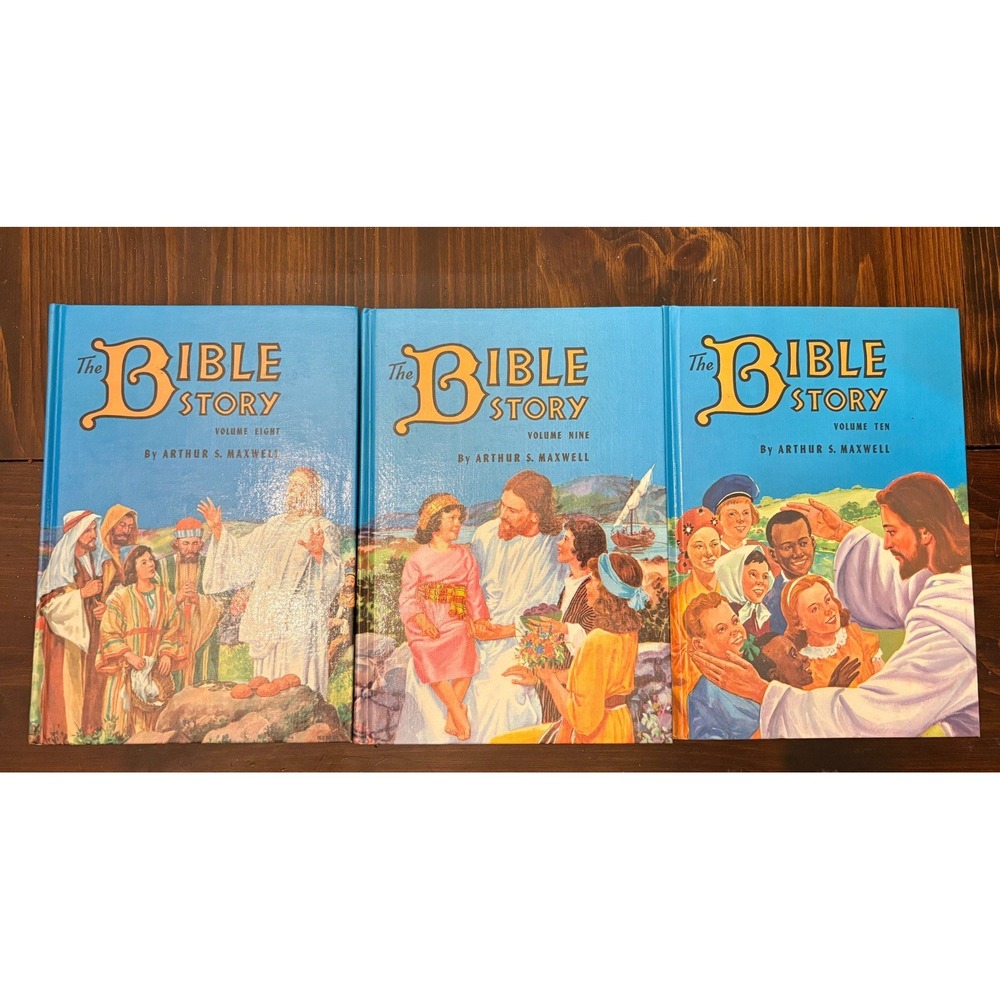 The Bible Story Hardcover Books Volume 8-10 (8 9 10) Arthur Maxwell